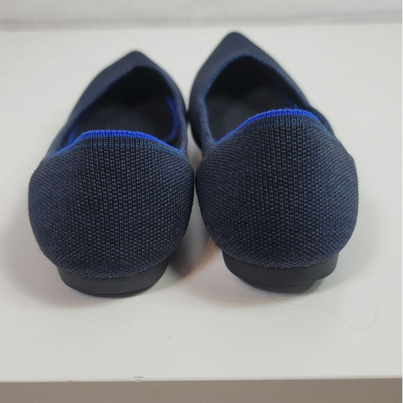 ROTHY'S THE POINT FLATS IN INDIGO HEATHER, SZ 9 - Picture 4 of 14